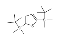 tert-butyl-[5-[tert-butyl(dimethyl)silyl]thiophen-2-yl]-dimethylsilane Structure