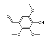 4-hydroxy-2,3,5-trimethoxybenzaldehyde Structure