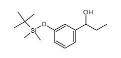 1-[3-(tert-Butyldimethylsilanyloxy)phenyl]propan-1-ol Structure