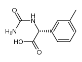 (R)-2-(m-tolyl)-2-ureidoacetic acid结构式