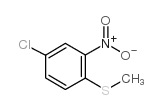 4-Chloro-2-Nitrothioanisole Structure