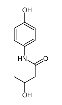 3-Hydroxy-N-(4-hydroxyphenyl)butanamide Structure