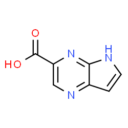 5H-Pyrrolo[2,3-b]pyrazine-3-carboxylic acid structure