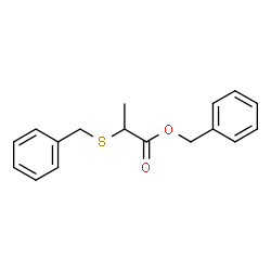 2-(Benzylthio)propionic acid benzyl ester structure