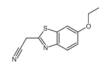 2-Benzothiazoleacetonitrile,6-ethoxy-(9CI)结构式