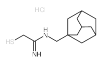 Ethanimidamide,2-mercapto-N-(tricyclo[3.3.1.13,7]dec-1-ylmethyl)-, hydrochloride (1:1)结构式