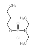 Phosphoramidochloridicacid, diethyl-, butyl ester (8CI) Structure