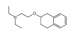 [2-(1,2,3,4-Tetrahydronaphthalen-2-yloxy)ethyl]diethylamine Structure