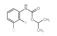 Carbanilic acid,3-chloro-2-fluoro-, isopropyl ester (7CI,8CI) Structure