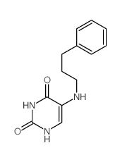 2,4(1H,3H)-Pyrimidinedione,5-[(3-phenylpropyl)amino]- picture