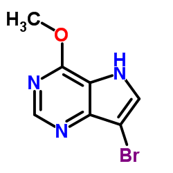 7-Bromo-4-methoxy-5H-pyrrolo[3,2-d]pyrimidine structure