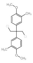 Propane,1,3-dichloro-2,2-bis(4-methoxy-m-tolyl)- (8CI) Structure