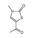 4-Thiazolin-2-one, 5-acetyl-3-methyl- (8CI)结构式