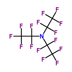 Tris(pentafluoroethyl)amine structure