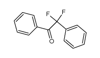 α-phenyl-α,α-difluoroacetophenone Structure