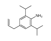 2,6-di(propan-2-yl)-4-prop-2-enylaniline Structure