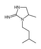 5-methyl-1-(3-methylbutyl)-4,5-dihydroimidazol-2-amine Structure