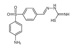 [(E)-[4-(4-aminophenyl)sulfonylphenyl]methylideneamino]thiourea Structure