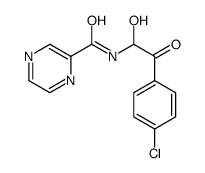 N-[2-(4-chlorophenyl)-1-hydroxy-2-oxoethyl]pyrazine-2-carboxamide Structure