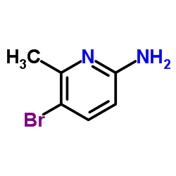 2-Amino-5-bromo-6-methylpyridine Structure