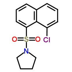 1-[(8-Chloro-1-naphthyl)sulfonyl]pyrrolidine图片