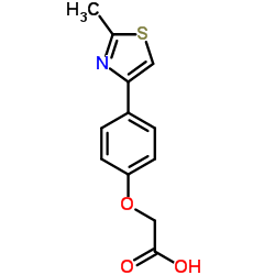 [4-(2-Methyl-1,3-thiazol-4-yl)phenoxy]acetic acid结构式