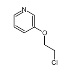 2-chloro-1-(pyridin-3-yloxy)ethane Structure