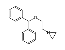 1-(2-benzhydryloxyethyl)aziridine Structure