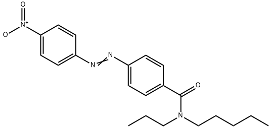 4-[(4-Nitrophenyl)azo]-N-pentyl-N-propylbenzamide Structure