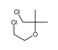 1-chloro-2-(2-chloroethoxy)-2-methylpropane Structure