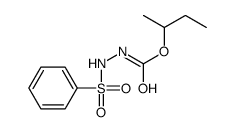 butan-2-yl N-(benzenesulfonamido)carbamate结构式