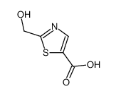 5-Thiazolecarboxylic acid, 2-(hydroxymethyl)- (9CI) structure