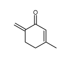 3-methyl-6-methylene-cyclohex-2-en-1-one Structure