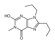 1-methyl-8,9-dipropyl-3H-purine-2,6-dione Structure