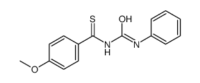 1-(4-methoxybenzenecarbothioyl)-3-phenylurea结构式