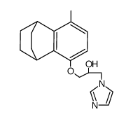 1-imidazol-1-yl-3-(8-methyl-1,2,3,4-tetrahydro-1,4-ethano-naphthalen-5-yloxy)-propan-2-ol Structure