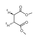 [2,3-D2]-rac-Dimethylsuccinat结构式