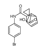 2-[(4-bromophenyl)carbamoyl]spiro[bicyclo[2.2.1]hept-5-ene-7,1'-cyclopropane]-3-carboxylic acid结构式