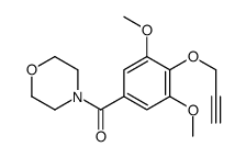 4-(4-Propargyloxy-3,5-dimethoxybenzoyl)morpholine结构式