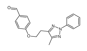 4-[2-(5-methyl-2-phenyltriazol-4-yl)ethoxy]benzaldehyde结构式