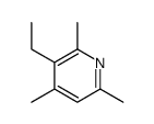 3-ethyl-2,4,6-trimethylpyridine结构式