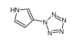 1-(1H-pyrrol-3-yl)pentazole结构式