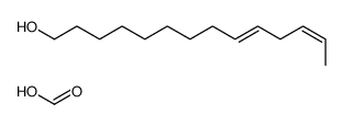 formic acid,tetradeca-9,12-dien-1-ol结构式