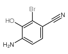 4-AMINO-2-BROMO-3-HYDROXY-BENZONITRILE Structure