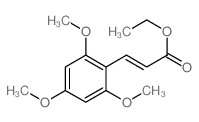 2,4,6-三甲氧基肉桂酸乙酯结构式