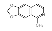 5-methyl-[1,3]dioxolo[4,5-g]isoquinoline Structure