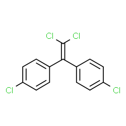 1,1'-(dichlorovinylidene)bis[chlorobenzene] structure