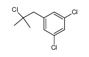 1,3-dichloro-5-(2-chloro-2-methylpropyl)benzene Structure