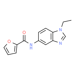 2-Furancarboxamide,N-(1-ethyl-1H-benzimidazol-5-yl)-(9CI)结构式