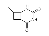 8-methyl-2,4-diaza-bicyclo[4.2.0]oct-7-ene-3,5-dione Structure